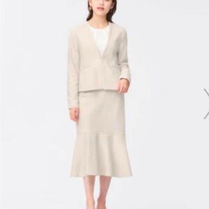 GU tweed Mermaid skirt suits NWT